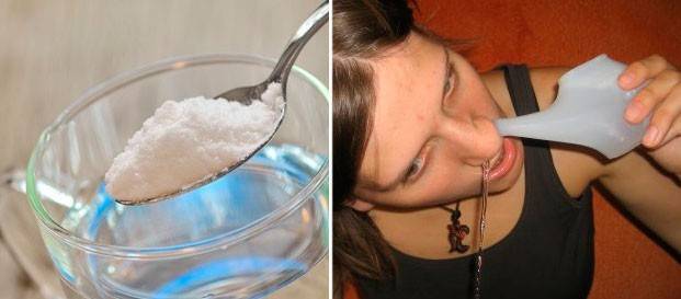 Правильное промывание носа солевым раствором